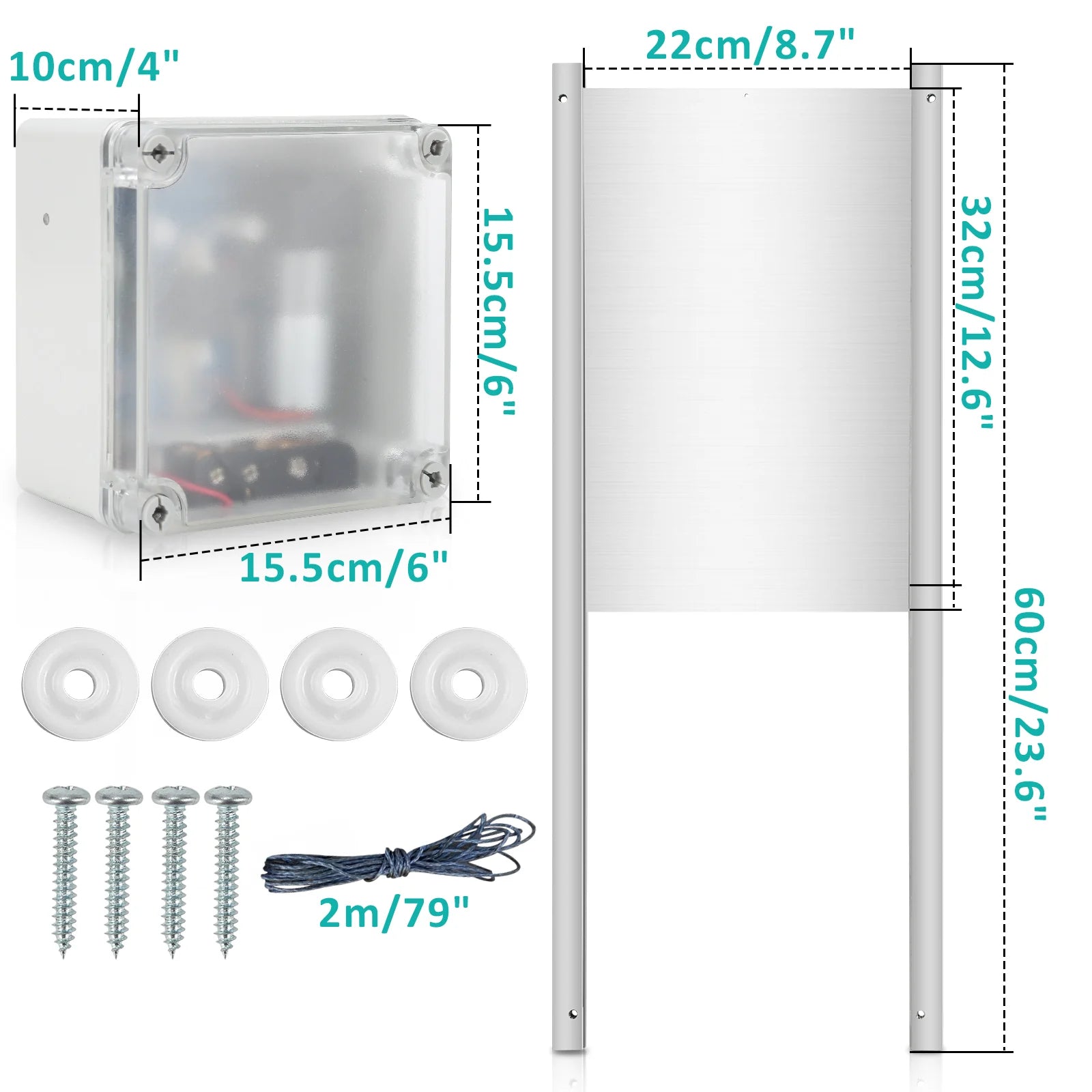 Sonnewelt Automatische Hühnertür mit Lichtsensor und Zeitsteuerung