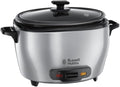 Russell Hobbs Cuociriso [XL] 5l inclusivo di Cestello per la Cottura a Vapore MaxiCook (Funzione Mantenimento in Caldo, Pentola Antiaderente, Cucchiaio per Riso e Misurino, Cottura Lenta per Verdure, Pesce ecc) 23570-56