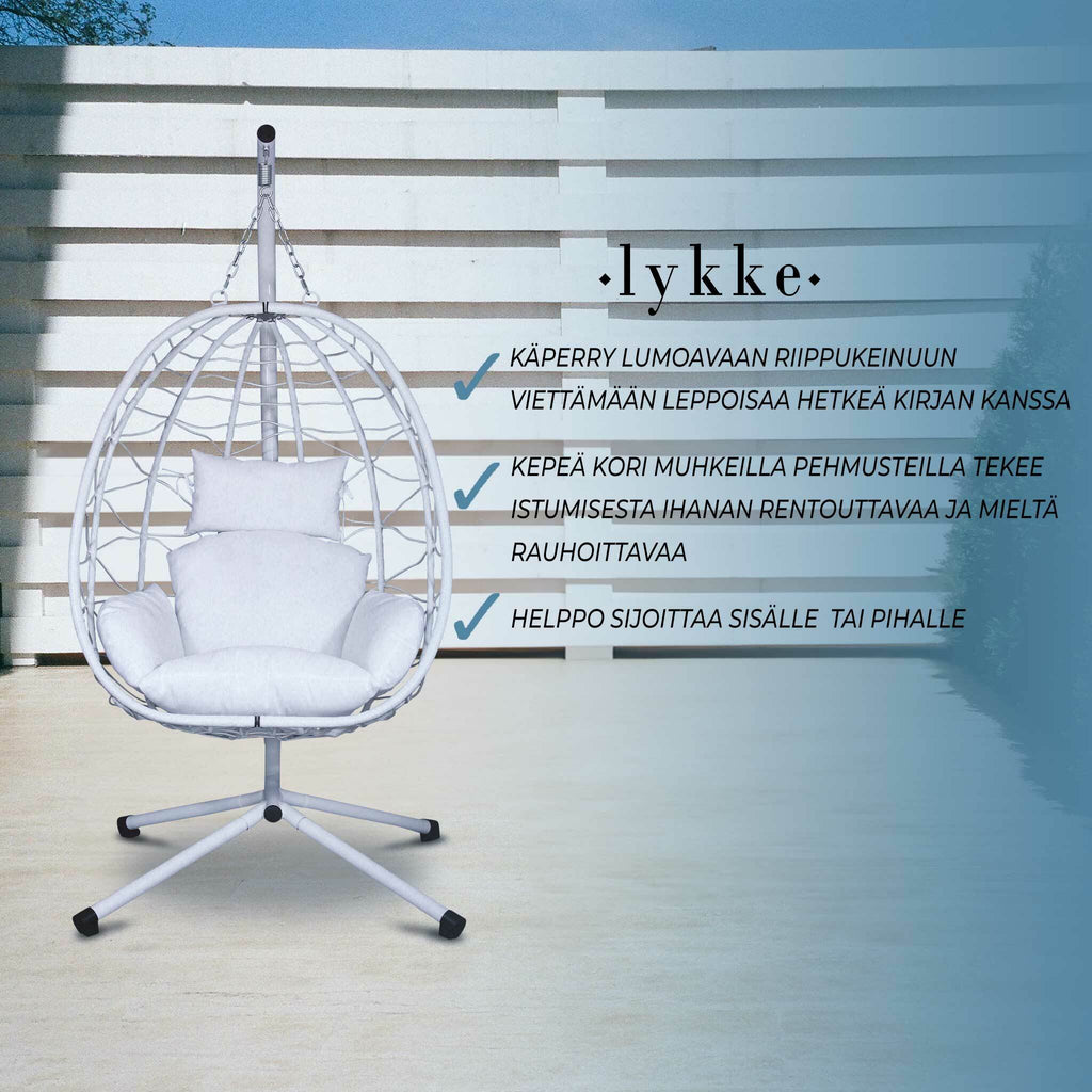 Lykke Sedia sospesa, bianca