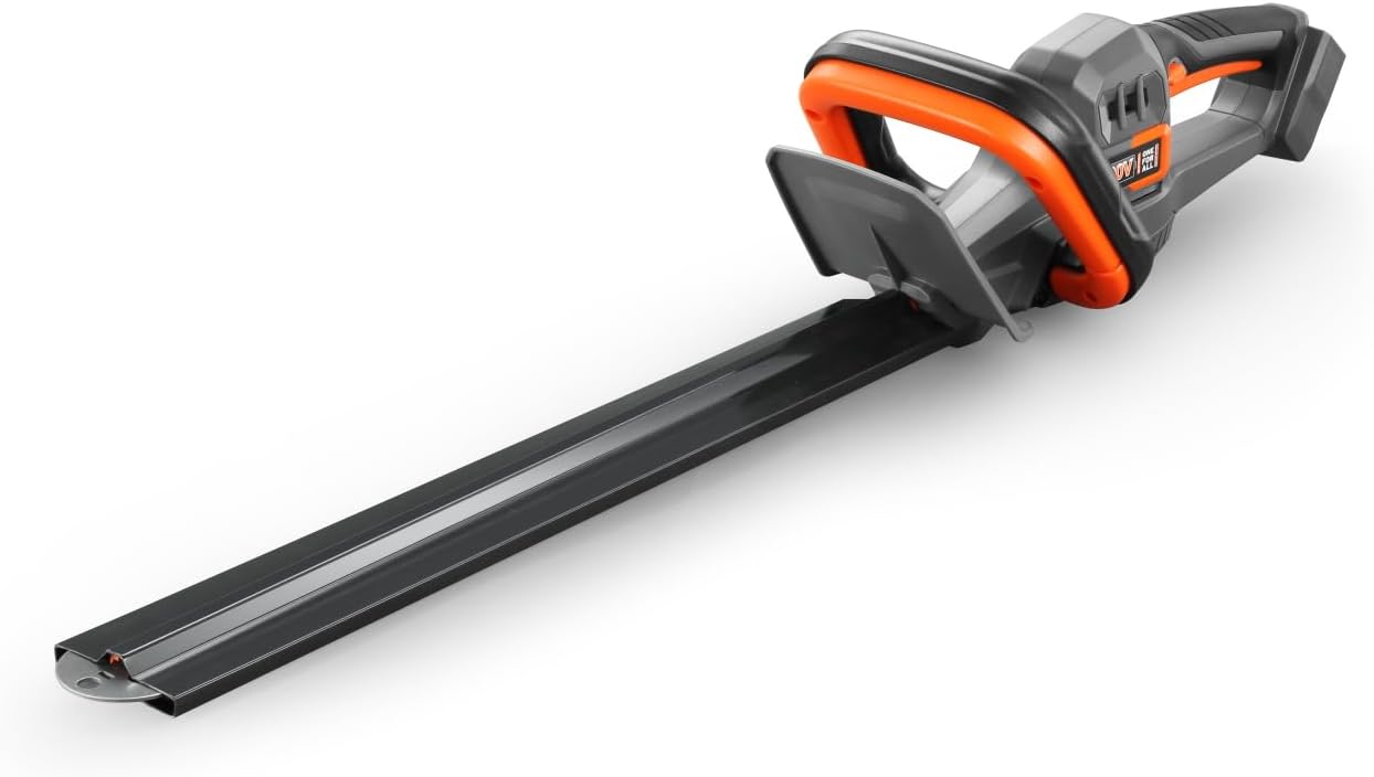 FUXTEC Heckenschere 20V inkl. Akku FX-E1HS20 Elektrischer Heckentrimmer mit Li-Ionen Batterie und Ladegerät – Schnittlänge 52 cm