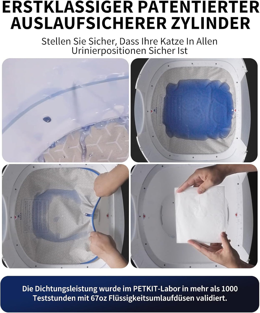 PETKIT Purobot Ultra Selbstreinigende Katzentoilette, Katzenklo Selbstreinigend mit 1080P HD-Kamera,Intelligente Reinigung, Kapazität 70L, Überwachung der Gesundheit AI, Ultra Leise und Sicher