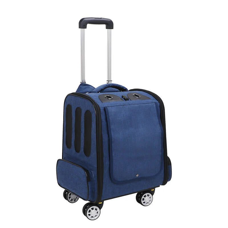 PetVoyage – Zaino da viaggio versatile per gatti con funzione trolley integrata