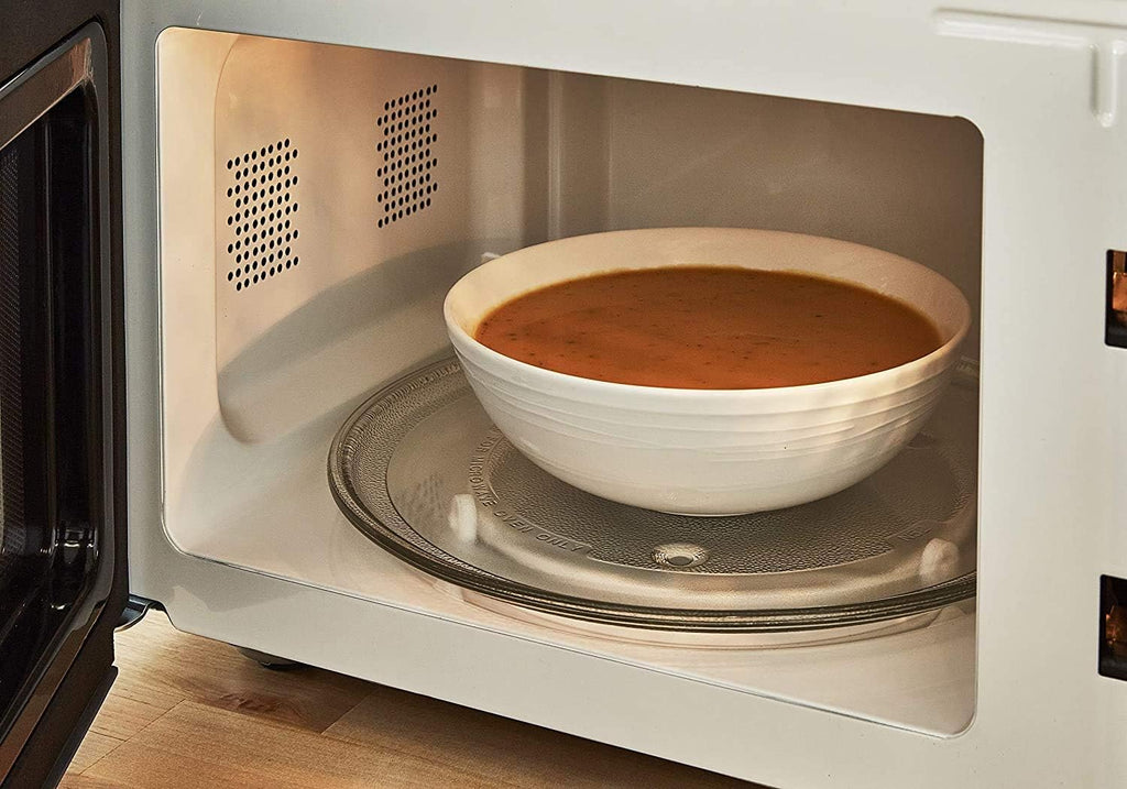 Forno a microonde digitale Swan Nordic da 20 L, 6 livelli di potenza, 800 W, timer da 30 minuti, facile da pulire, modalità scongelamento, design moderno, maniglia effetto legno, bianco opaco