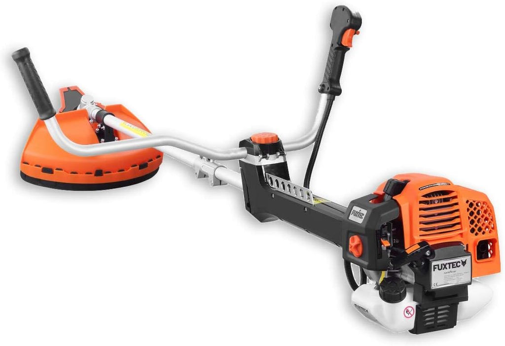 FUXTEC Decespugliatore Professionale a Benzina FX-PS162 – Decespugliatore Professionale da 62cc, Filo e Bretella di Trasporto Comfort – Tagliabordi con Sistema Antivibrazione – Decespugliatore a 2 Tempi con Bobina a Filo