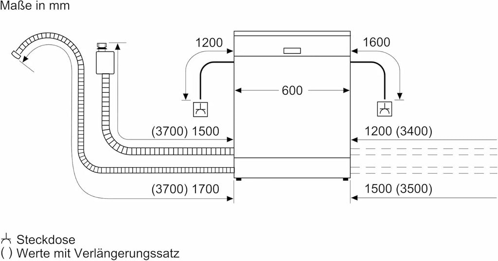 Siemens SN63EX06VE, iQ300 Smarter Lavastoviglie, Lavastoviglie a incasso totale, 60 cm, Cassetto posate, Extra silenziosa, varioSpeed, Apertura automatica porta, Triple rackMatic, infoLight, intensiveZone