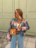 Weich karierte Vintage-Jacke