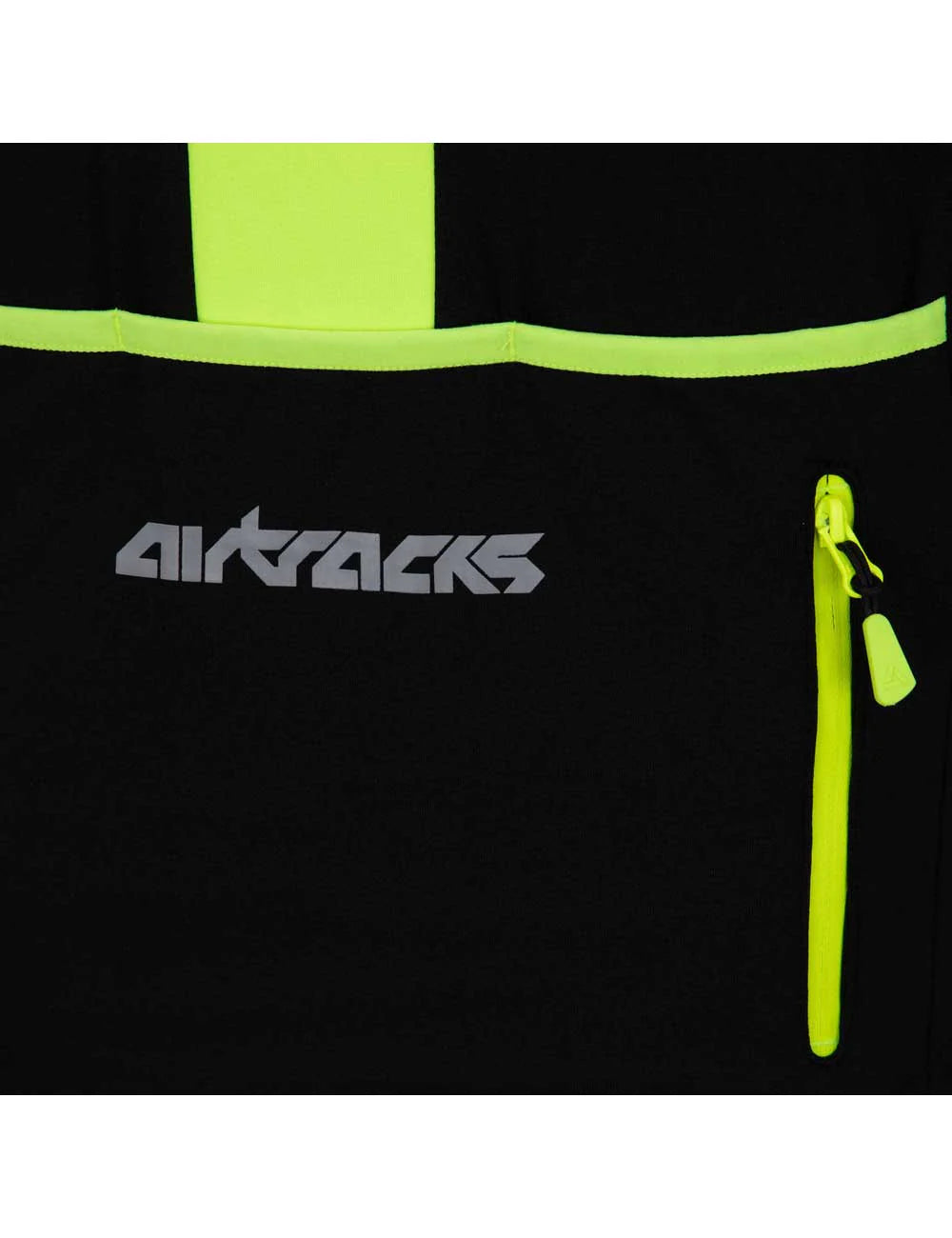 Maglia termica da ciclismo a maniche lunghe Pro Team da uomo - Nero-Neon