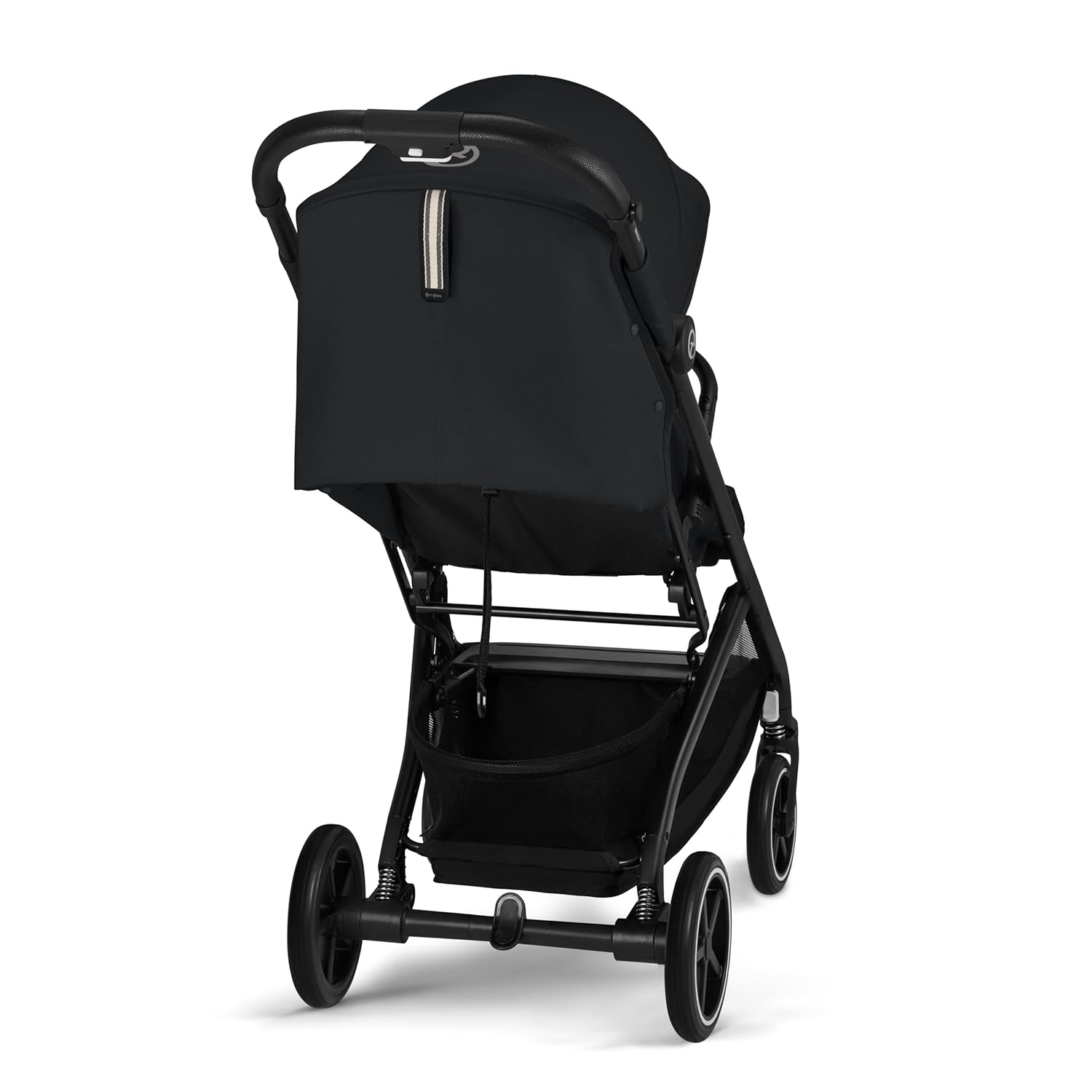 Passeggino Cybex Gold Beezy con cinture One-Pull, dalla nascita fino a 4 anni circa (max. 22 kg), compatto ed ergonomico, Almond Beige (Beige con telaio nero)