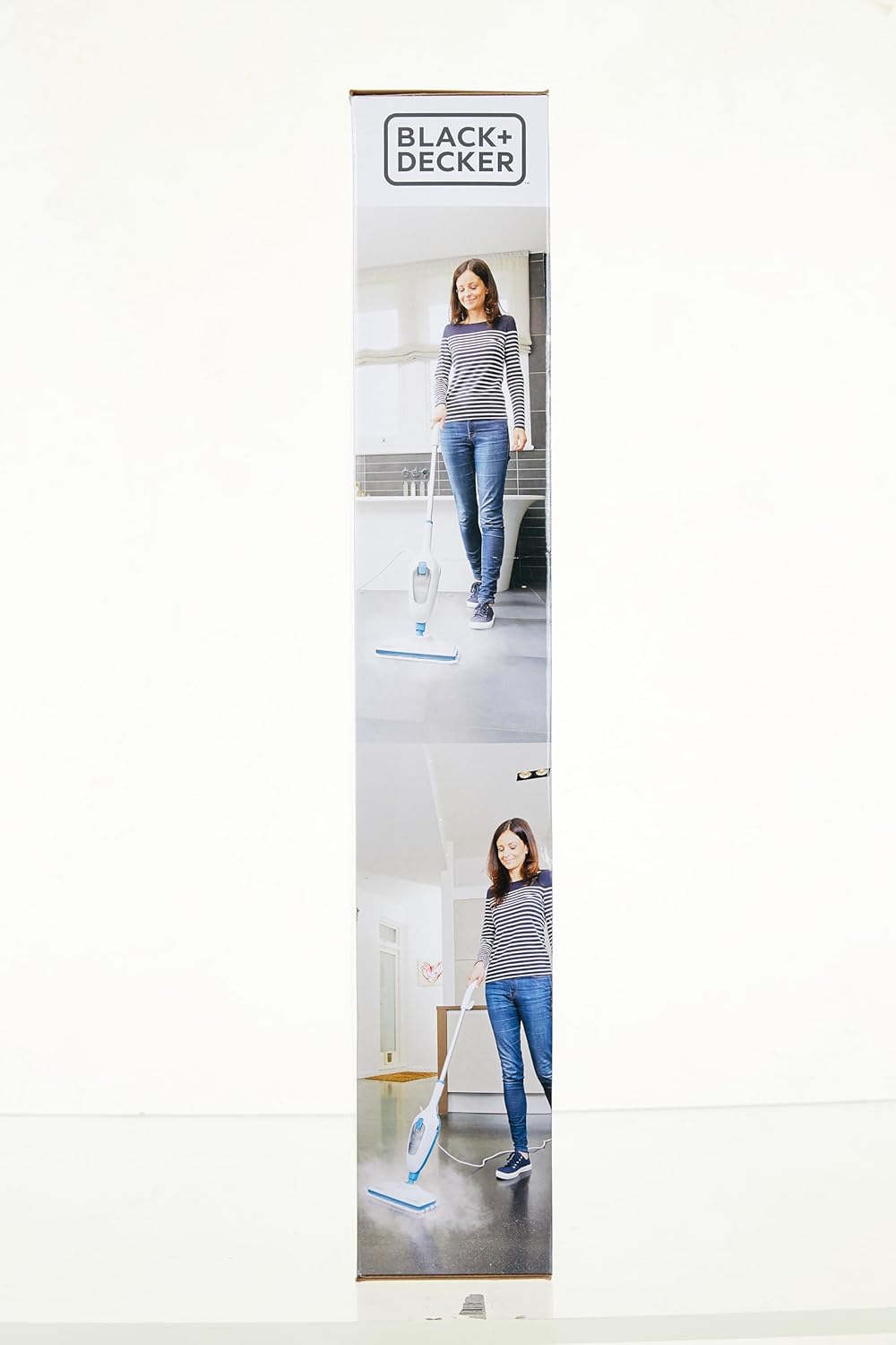 Black+Decker 1.300W 5-in-1 Dampfbesen Steam Mop FSM13E5 (Dampfreiniger für hygienische, gründliche Sauberkeit, abnehmbarer Stiel, einfache Bedienbarkeit, inkl. 5-teiliges Zubehrset)