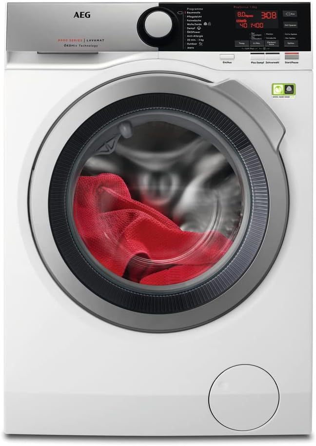 AEG L6AMZ48FL Waschmaschine / Serie 6000 mit ProSense / Mengenautomatik / 8,0 kg / 1400 U/min