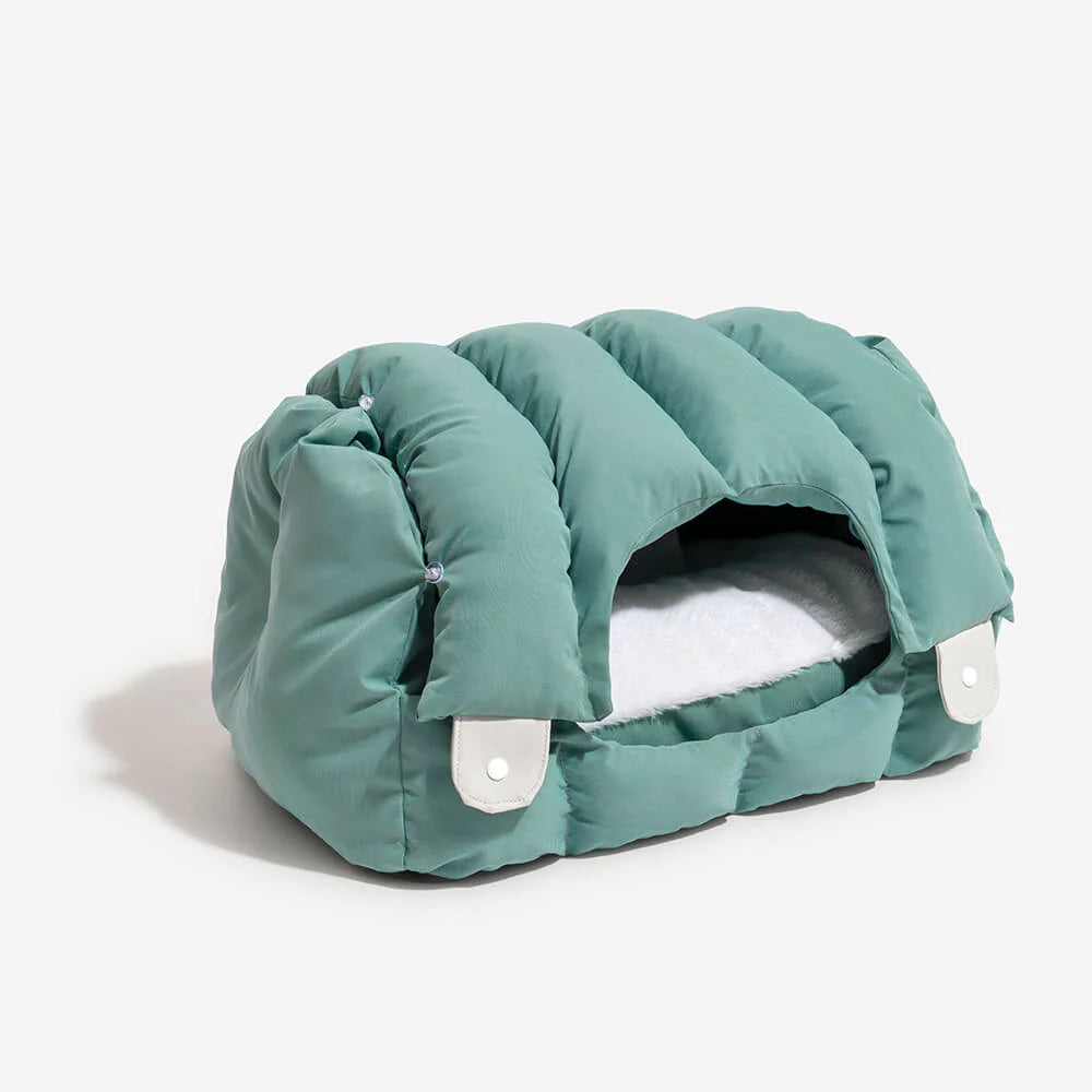 KatzenKomfort – 2-in-1 beheizbare Katzenhhle mit halboffenem Design