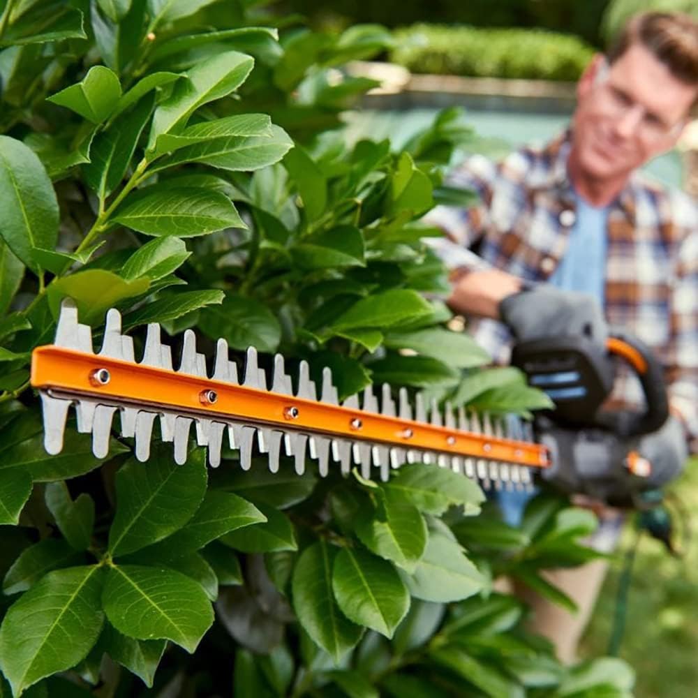 WORX WG263E.9 Nitro Tagliasiepi a batteria 20V, tagli uniformi con meno vibrazioni, potente motore brushless, lunghezza di taglio 54cm, passo dei denti 27mm, senza batteria e caricabatterie