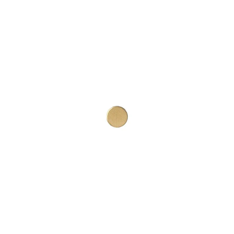Gancio Ferm Living in ottone, 2 cm