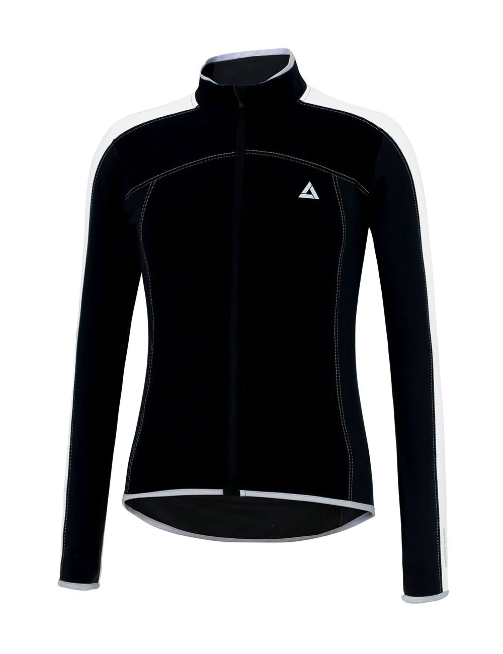 Thermo Fahrradtrikot Langarm Pro Line Schwarz Wei