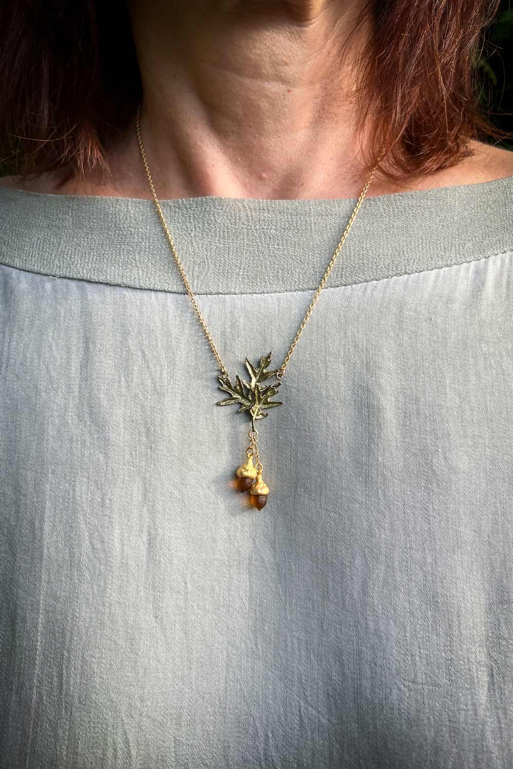 Collana Spree-Eiche con ciondolo - Due ghiande