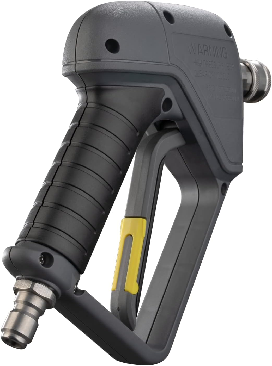 Pistola per idropulitrice ACTIVE con giunto girevole scorrevole, durevole ed efficiente. Costruita con valvole in acciaio inossidabile 304 e grilletto a basso sforzo. Compatibile con tutti i tipi di