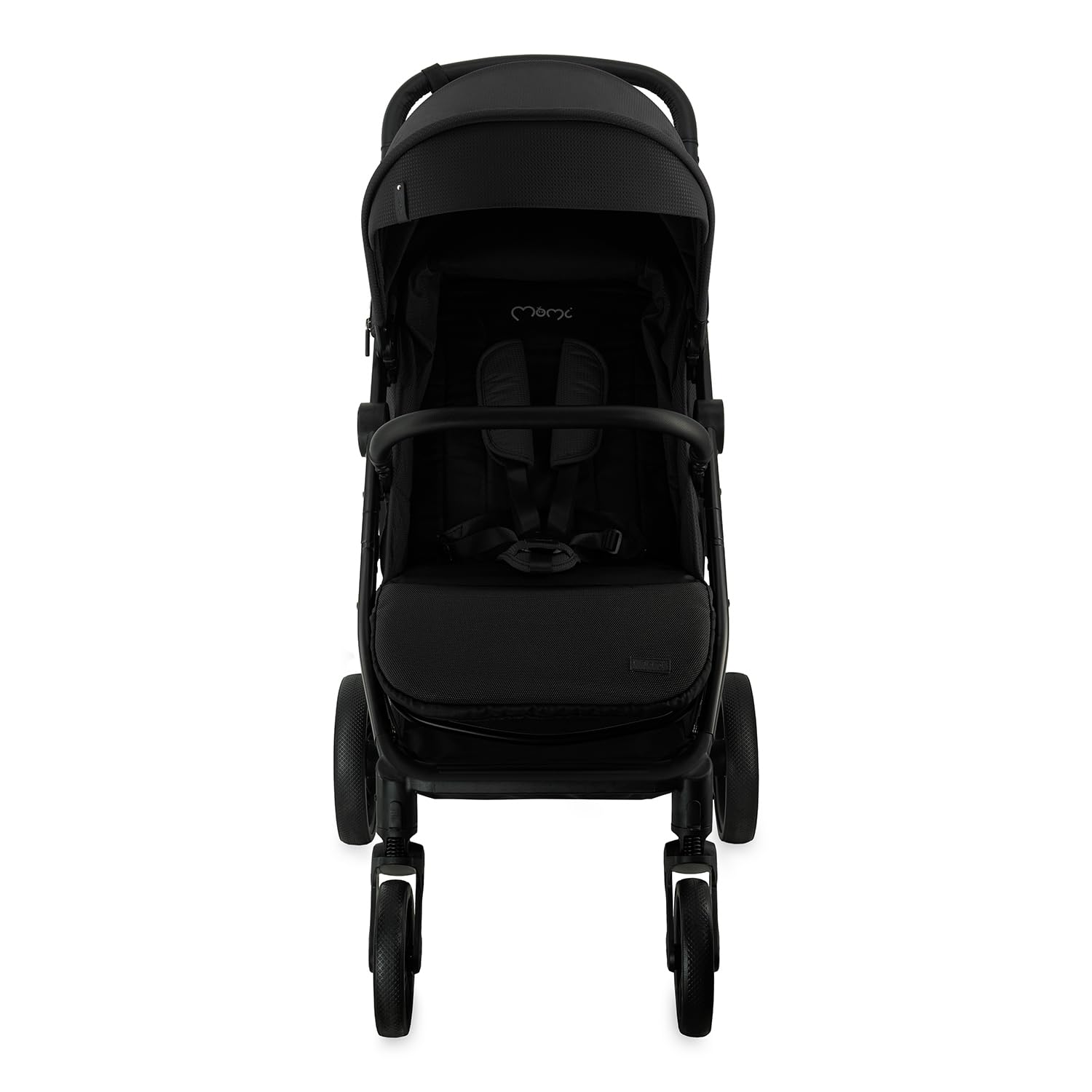 MoMi Passeggino CLARA, Passeggino dai 6 mesi in su, fino a 22 kg di peso corporeo, cintura di sicurezza a 5 punti, sacco coprigambe, portabicchieri, cestino della spesa, borsa per il cambio, zanzariera e parapioggia