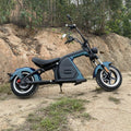 Mangosteen M8 Chopper Style Citycoco Scooter in Rubin Grün – 2000W Motor, 45 km/h Hchstgeschwindigkeit