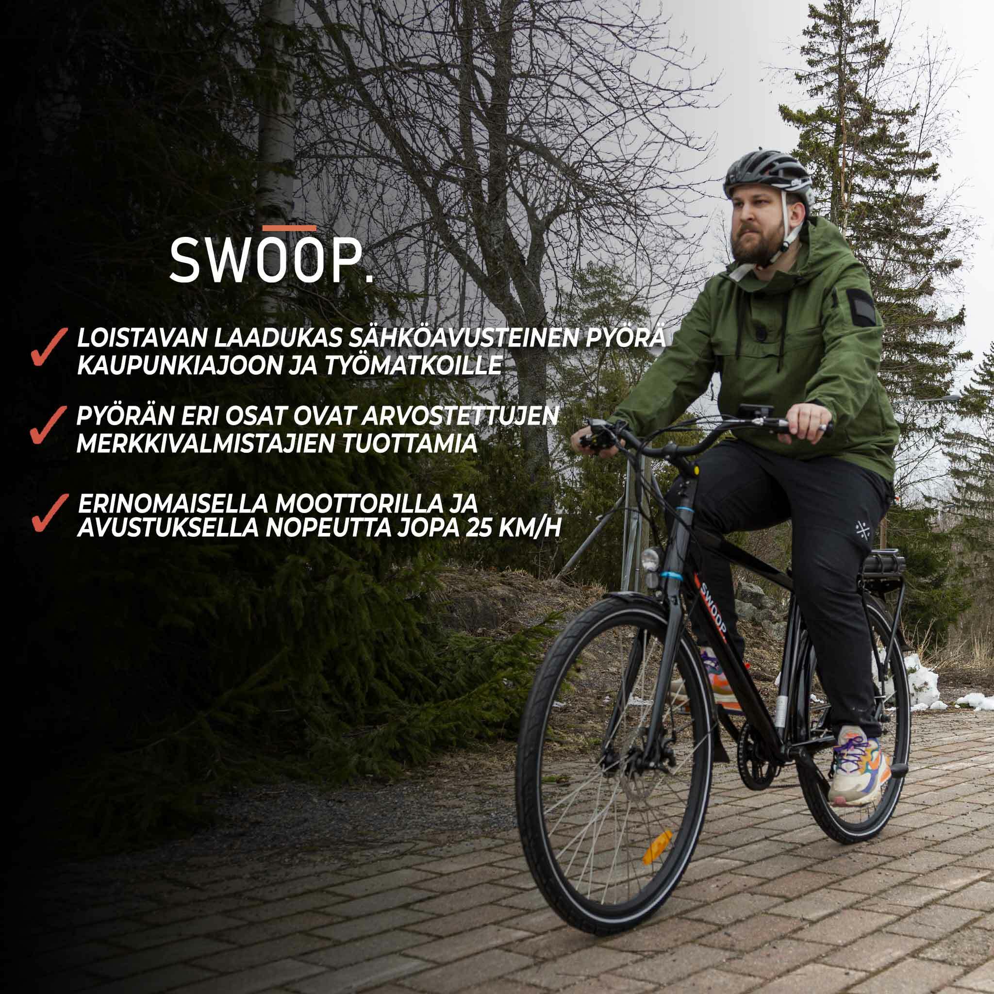 Swoop Bicicletta elettrica City, Uomo 28