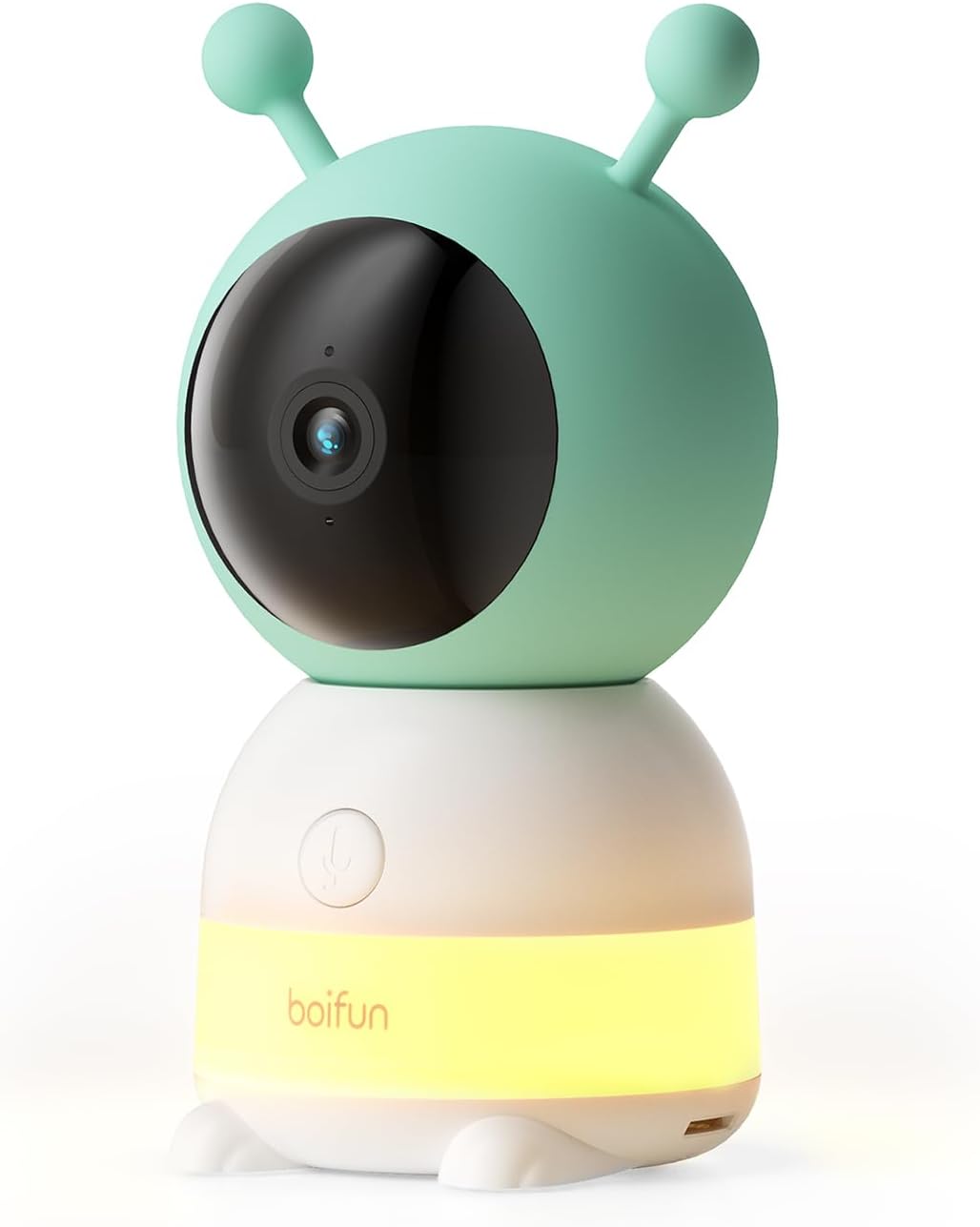 BOIFUN Babyphone mit 2 Kamera App, 2K HD Bild, PTZ 355°/60°, 4×Zoom, Automatische Verfolgung, Weinen/Bewegungs/Geräuscherkennung, Temperatur und Feuchtigkeitsmessung