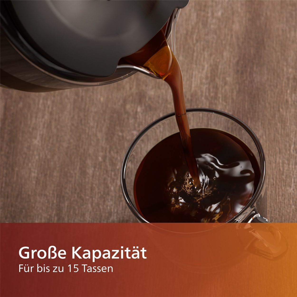 Philips Macchina da caffè con filtro All-in-1 - macinacaffè conico integrato per caffè appena macinato - doppio contenitore per chicchi, caraffa in vetro da 1,25 l, impostazione personalizzata dell'intensità (HD7900/50)