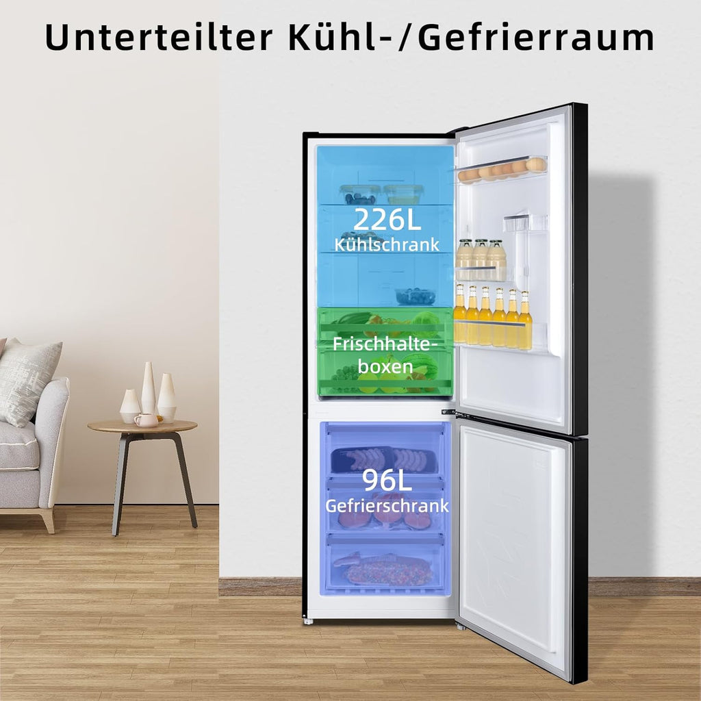 CHiQ Freestanding Fridge with Freezer