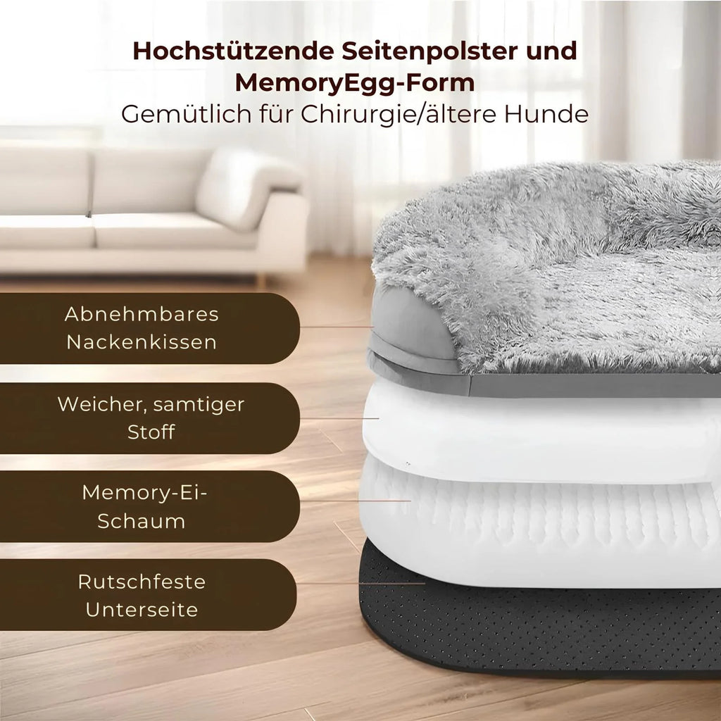 HundeTraum - Orthopdisches Hundebett für optimalen Schlafkomfort