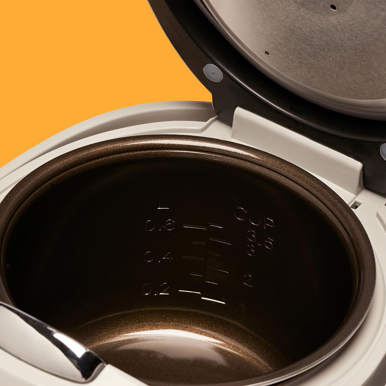 REISHUNGER Cuociriso digitale piccolo, nero | Da 0,6 L fino a 3 persone | Funzione mantenimento calore, timer e pentola premium | Multicooker e vaporiera piccoli, 8 programmi, tecnologia a 7 fasi