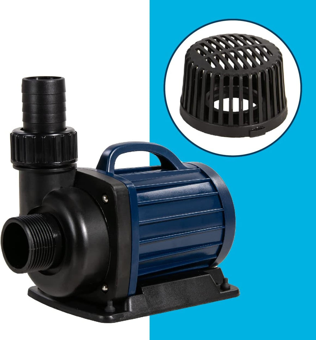 AquaForte DM-5.000 pompe per laghetto/filtro, 40 Watt, portata massima di 5 m3 all'ora, prevalenza massima di 3.5 metri, lunghezza del cavo 10 metri, adatta per corsi d'acqua, cascate e filtri