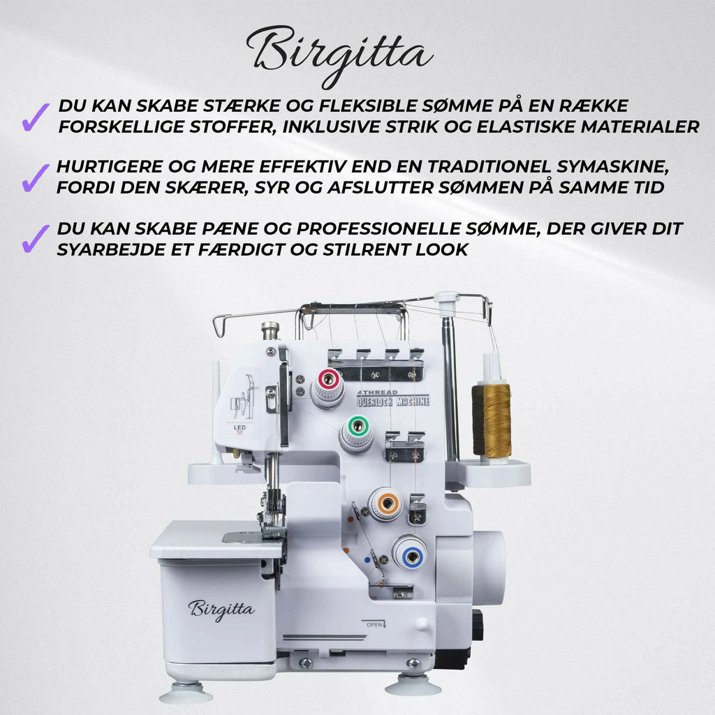 Macchina per cucire Birgitta Overlock Standard