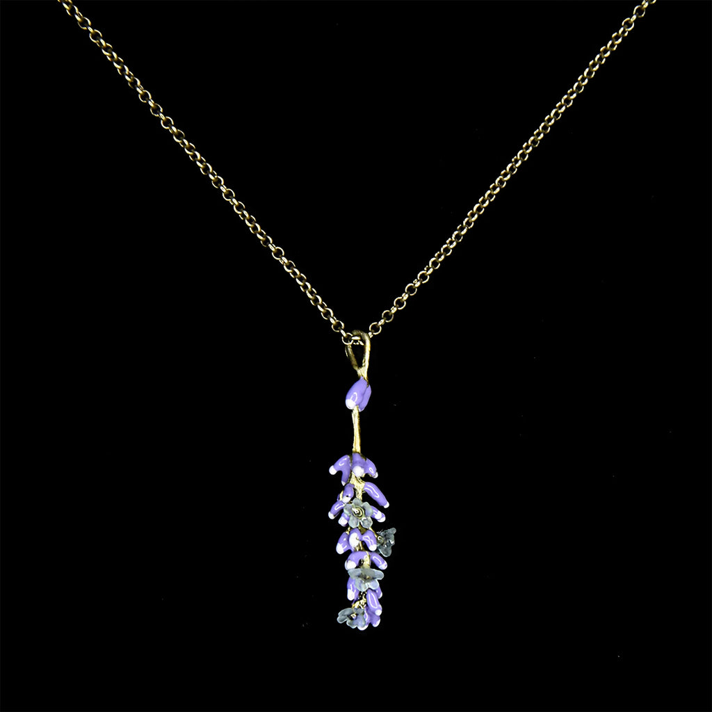 Lavendel Kette mit Anhnger