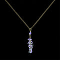 Lavendel Kette mit Anhnger