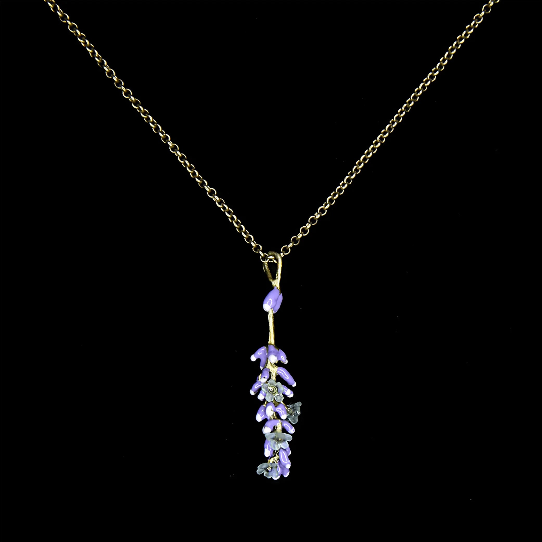 Lavendel Kette mit Anhnger