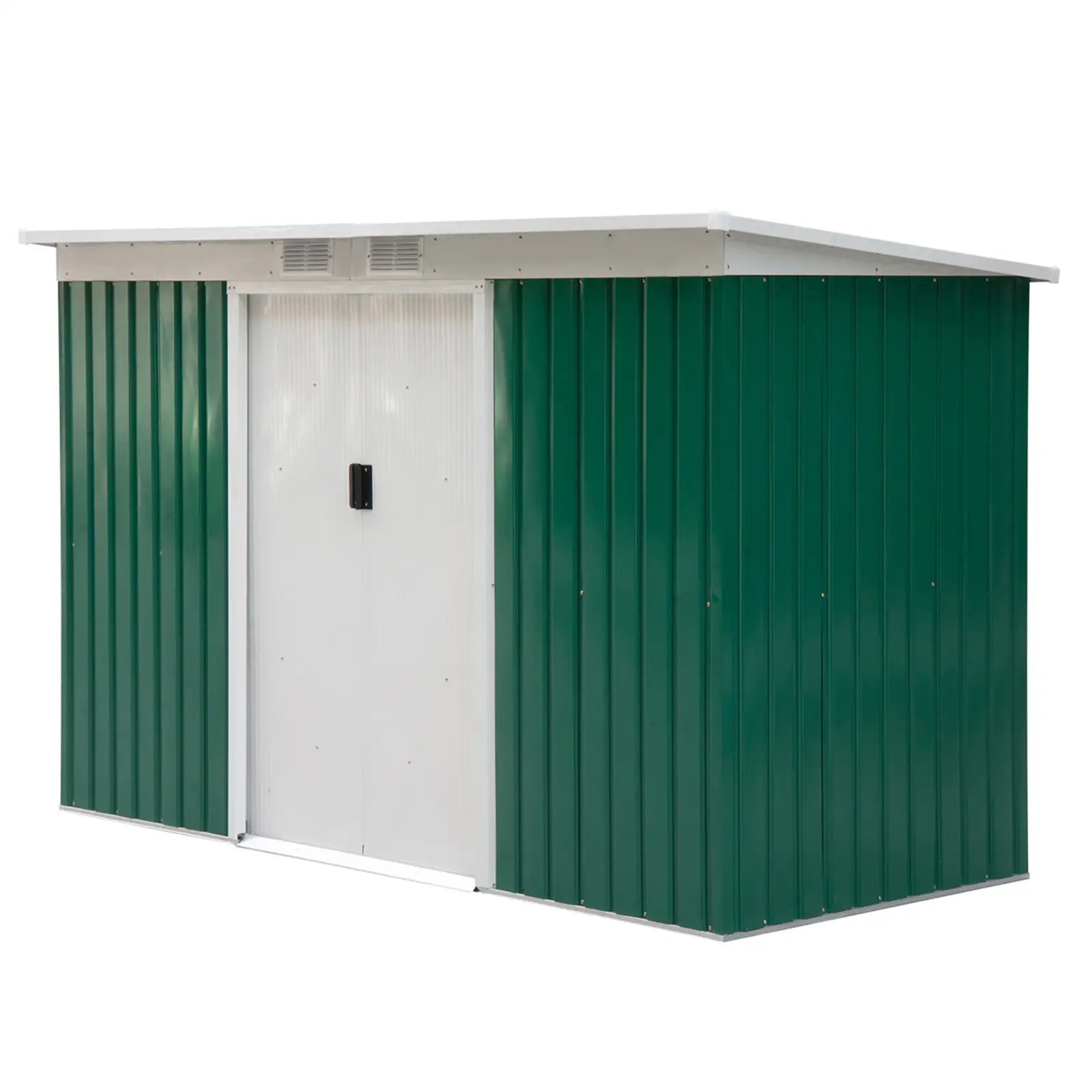 Outsunny Casette da Giardino Casetta Attrezzi Resistente alle Intemperie Ampio Spazio di Archiviazione Acciaio