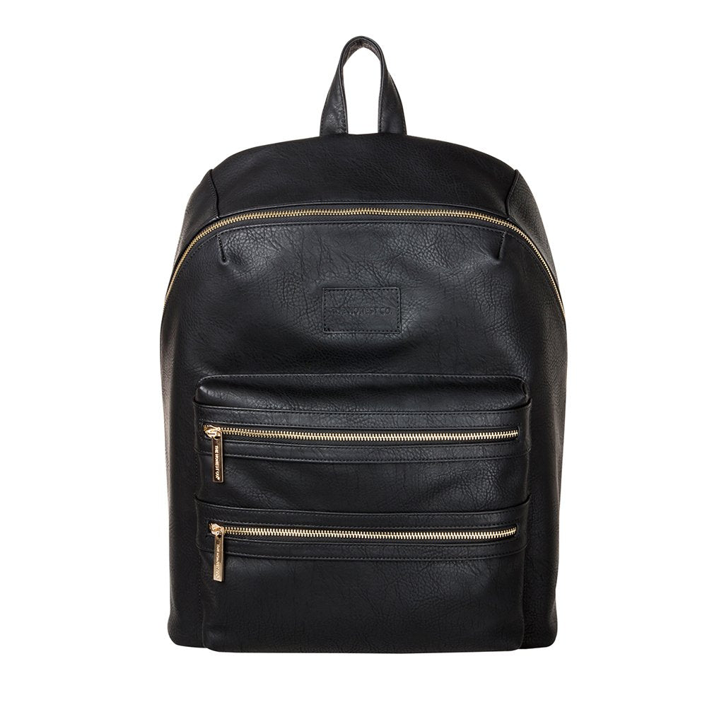 Honest Company Wickeltasche City Rucksack schwarz