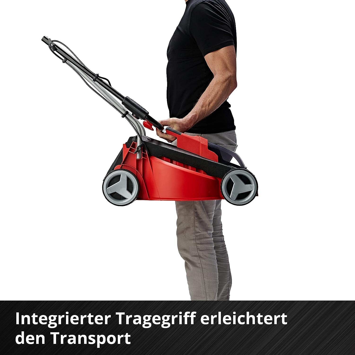 Rasaerba a batteria Einhell City GE-CM 18/30 Li Kit Power X-Change (18 V, larghezza di taglio 30 cm, fino a 150 m², motore brushless, cesto di raccolta 25 l, altezza di taglio 30-70 mm, incl. batteria da 3,0 Ah + caricabatterie)