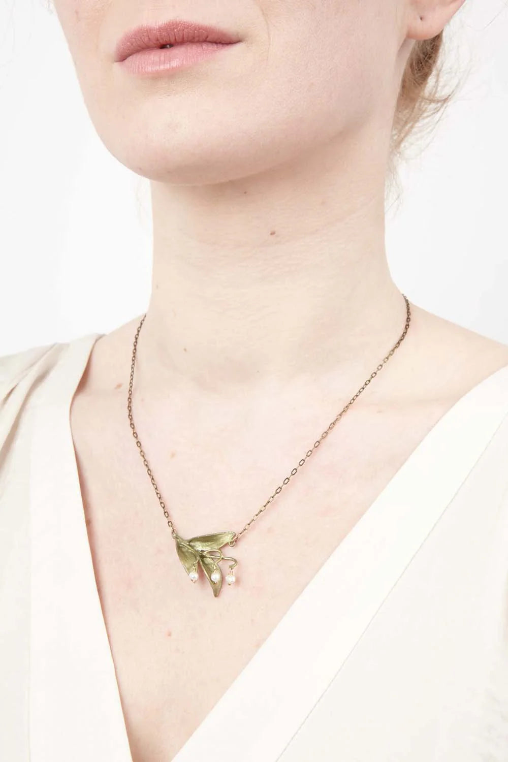Maiglckchen - Kette mit Anhnger Zweig