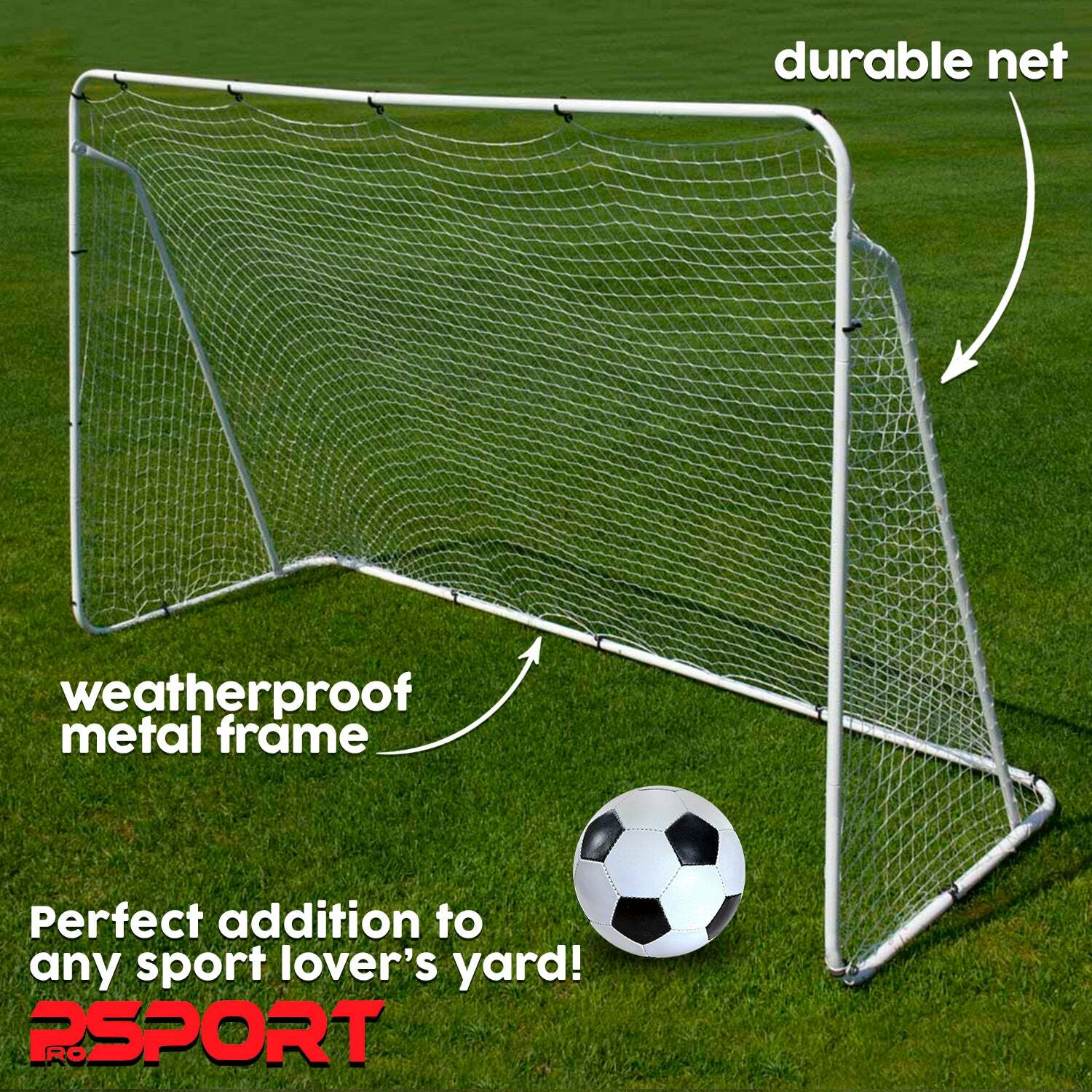 Prosport Porta da calcio Real 240 x 150 cm