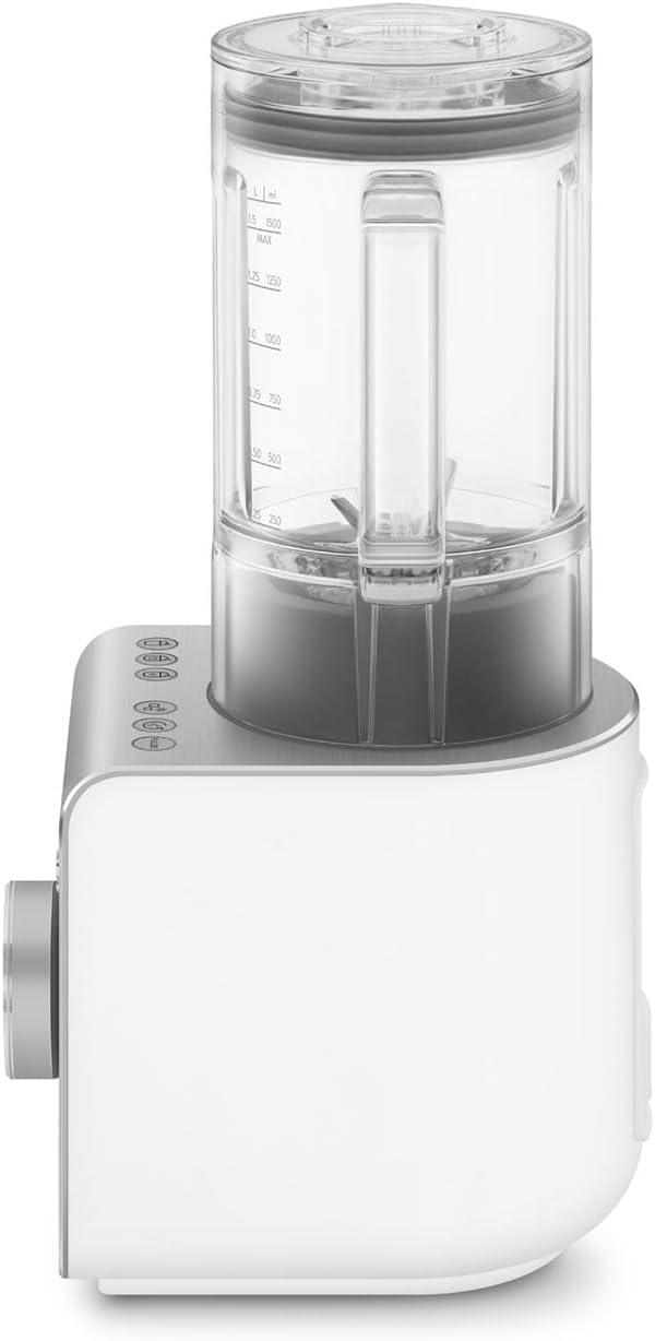 SMEG, Hochleistungsmixer BLC01BLMEU, 5 voreingestellte Programme, 9 manuelle Geschwindigkeitsstufen, Pause & Pulse-Funktion, Kunststoffgehäuse, rutschfeste Basis, 1400 W, Schwarz