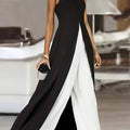 Eleganter rmelloser Jumpsuit mit weitem Bein für Frühling und Sommer