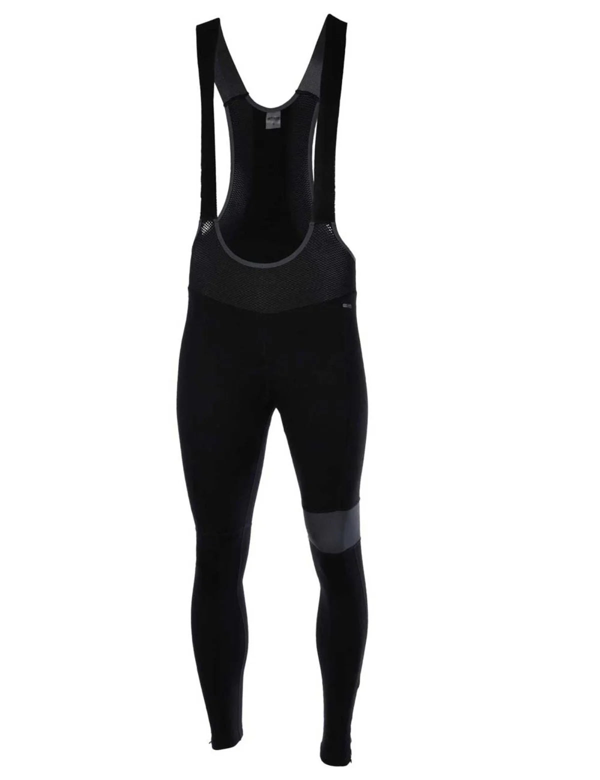 Salopette Ciclismo Termica Lunga Uomo Pro Team II Nero-Grigio