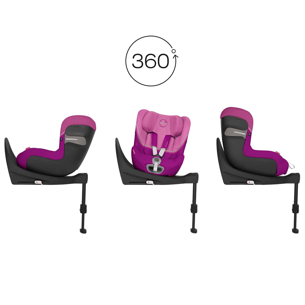 CYBEX Gold Kinder-Autositz Sirona S2 i-Size, Ab ca. 3 Monaten bis 4 Jahren, Max. 18 kg, SensorSafe kompatibel, Granite Black