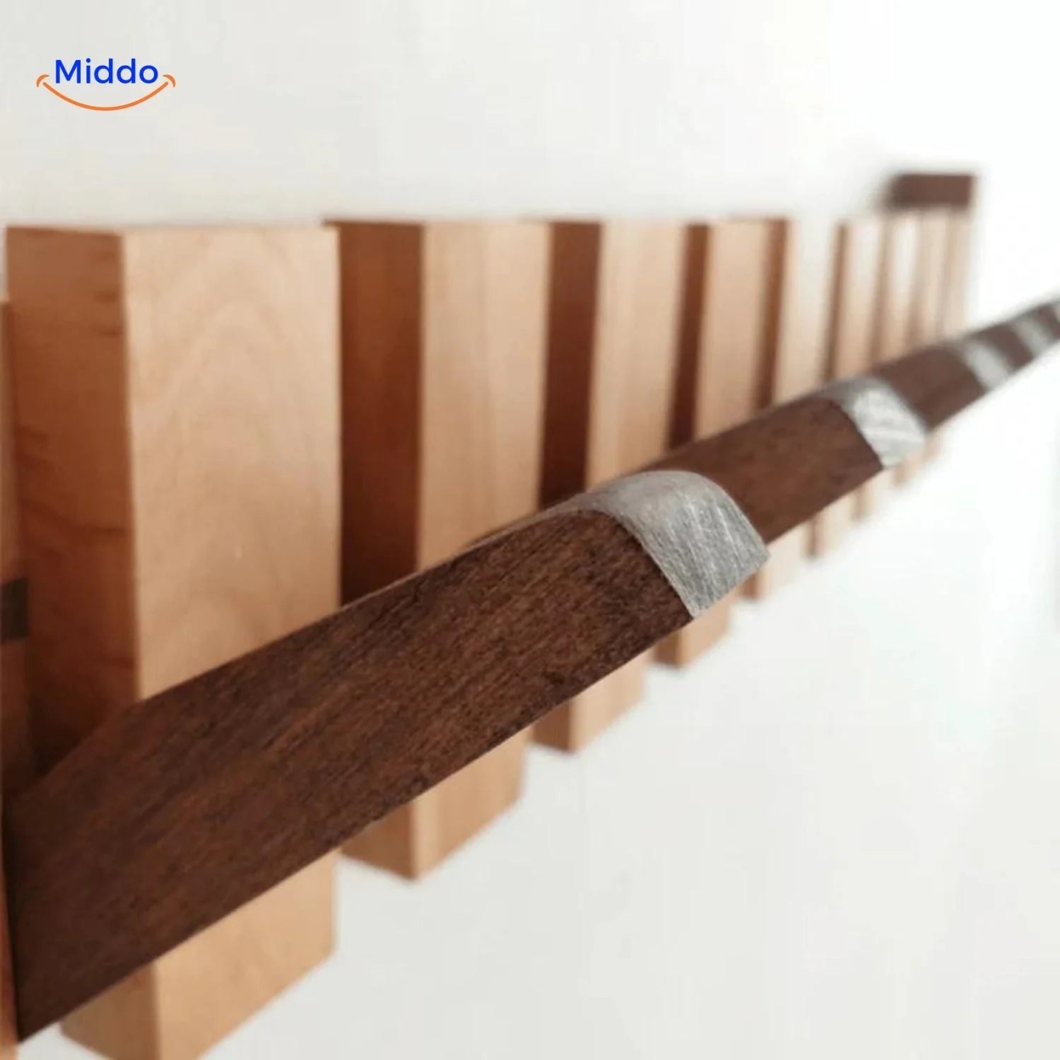 PianoHanger - Appendino da parete in legno naturale