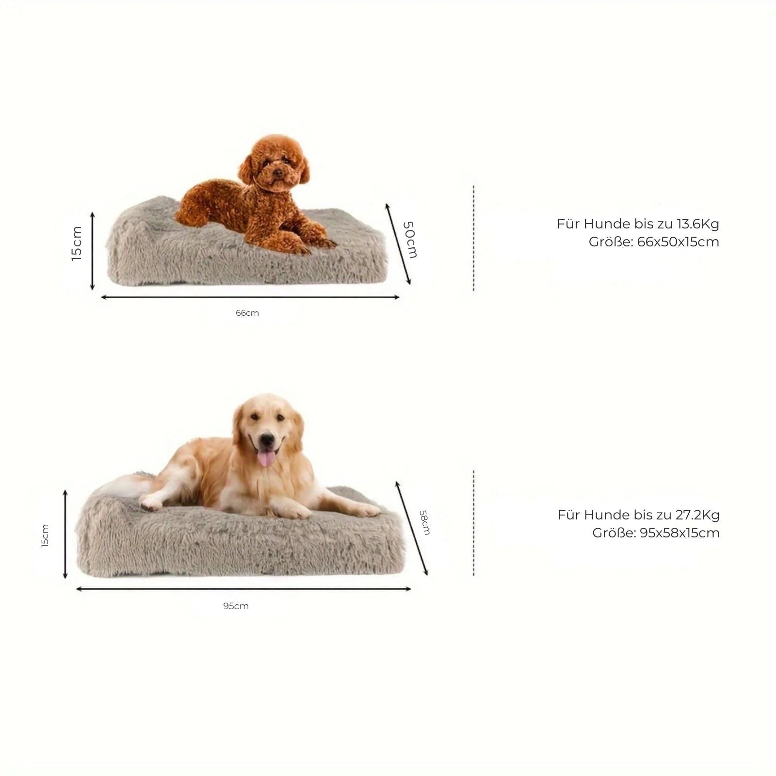 LuxPet - Komfortables Hundesofa mit Memory Foam für optimalen Liegekomfort