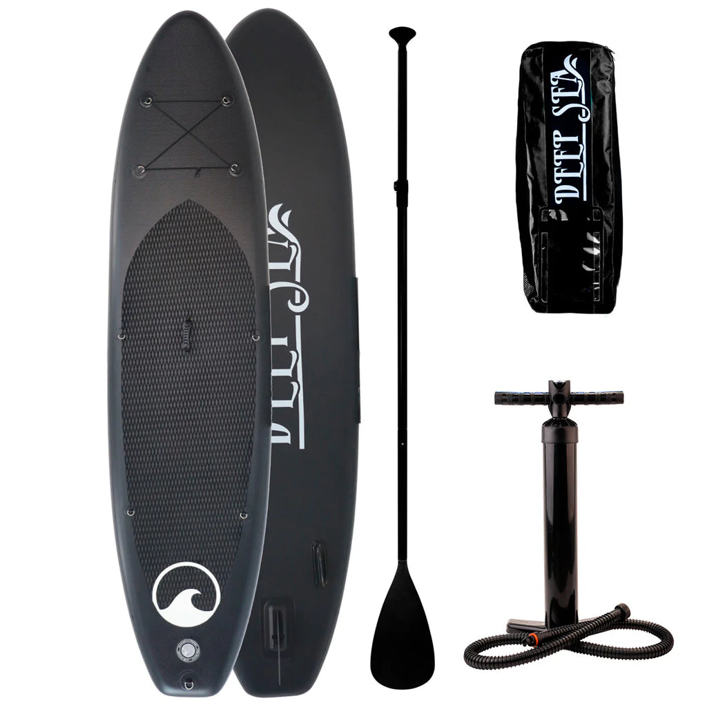 Deep Sea SUP Board Set XXL (330cm), schwarz