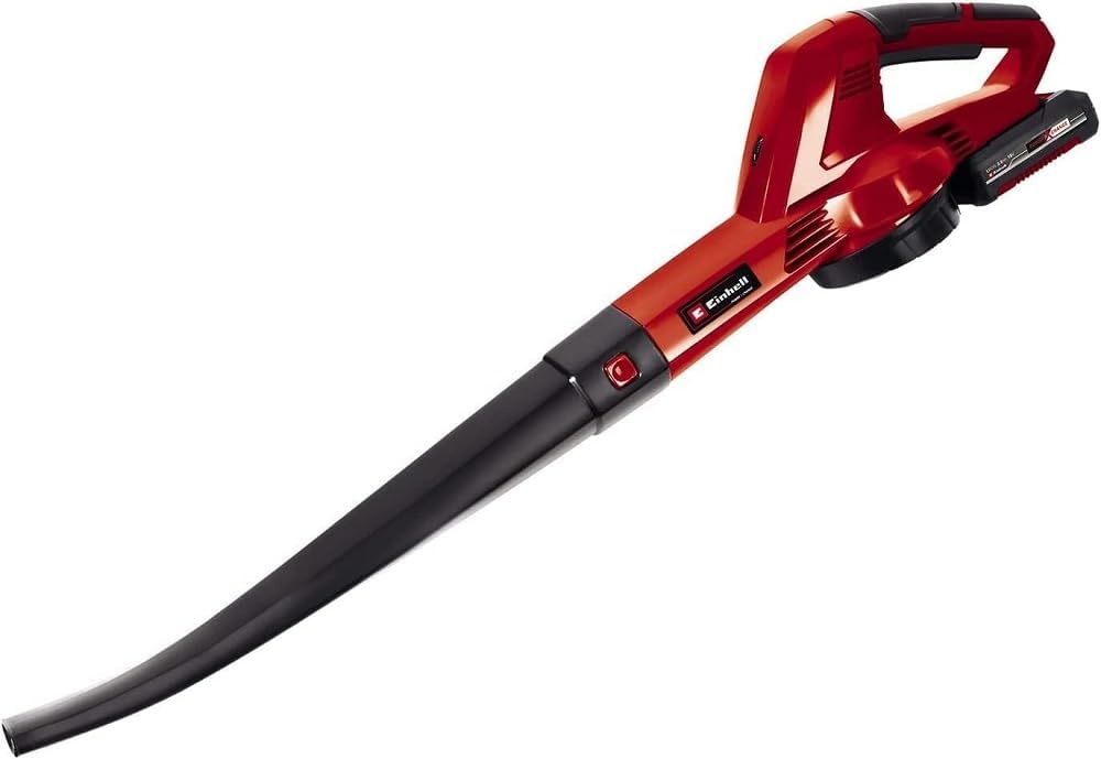 Soffiatore a batteria Einhell GC-CL 18 Li E Kit Power X-Change (18 V, velocità aria 210 km/h, regolazione della velocità, impugnatura softgrip, include 1 batteria da 2,0 Ah e caricabatterie)
