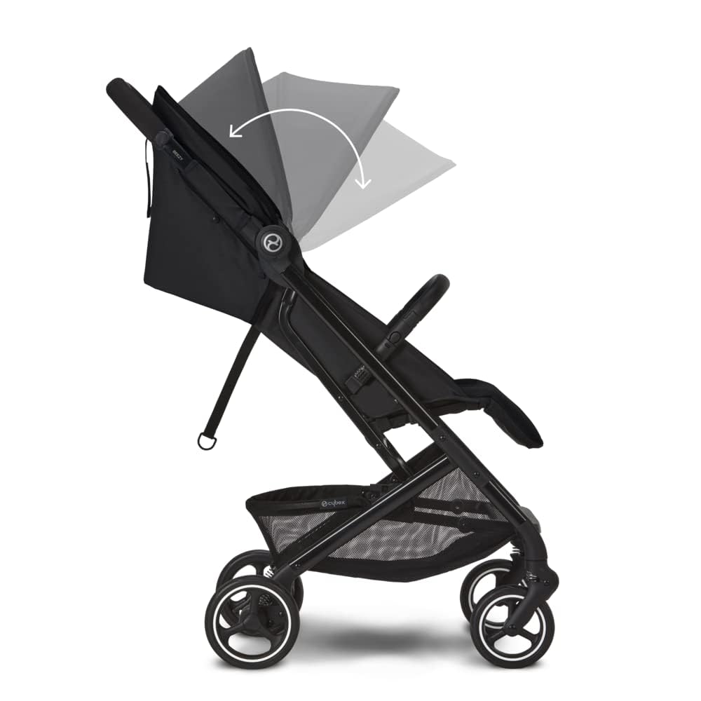 Cybex Gold Passeggino Beezy con imbracatura One-Pull, Dalla nascita fino a circa 4 anni (max. 22 kg), Compatto ed ergonomico, Almond Beige (Beige con telaio nero)