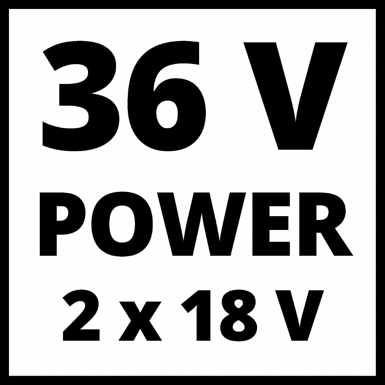 Tagliaerba a batteria Einhell GE-CM 36/37 Li-Solo Power X-Change (36 V, larghezza taglio 37 cm, fino a 400 m², cesto di raccolta 45 L, altezza taglio 25-75 mm, senza batteria)