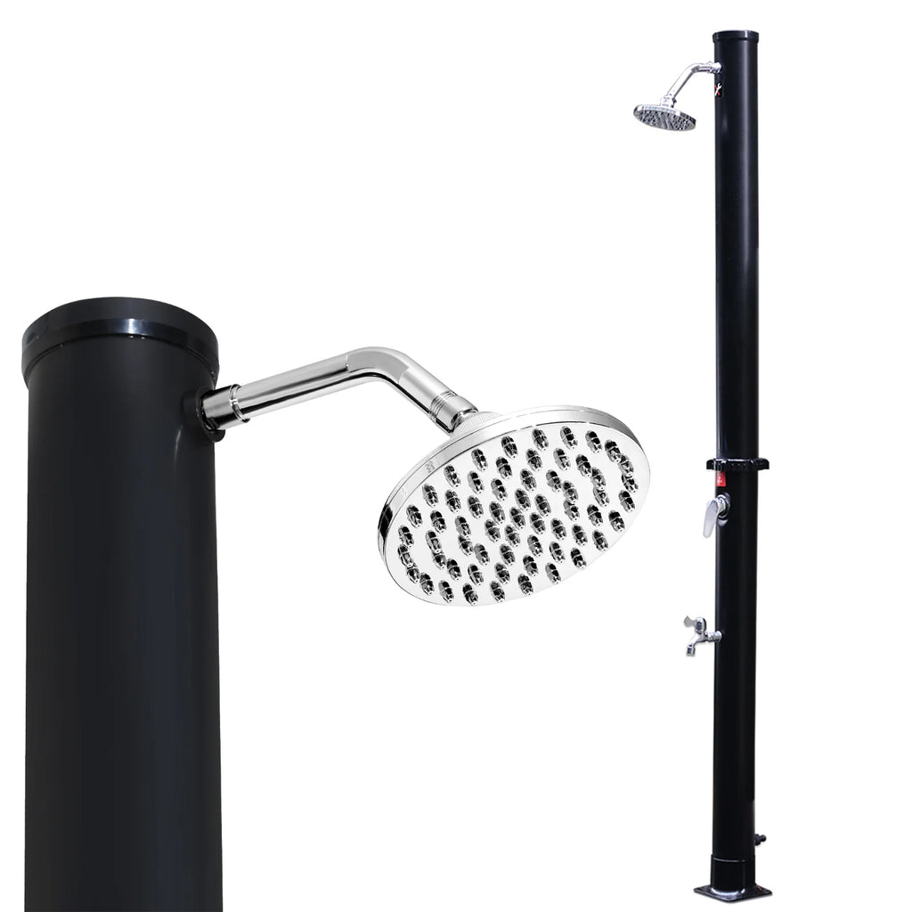 Sonnewelt Solardusche mit Duschkopf und Fudusche 20L