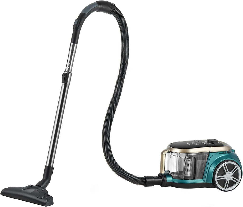 Eureka WhirlWind Staubsauger Beutellos, Leistungsstark, Kompakt und Leicht, für Hartbden und Teppich, HEPA-Filter, 8m Aktionsradius, 700W, 1,5L, Blau